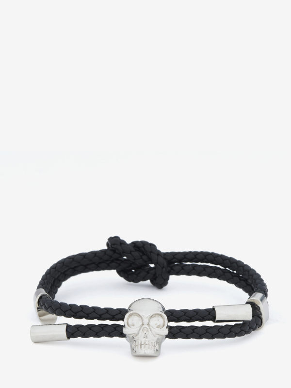 ALEXANDER MCQUEEN - Skull Leather Bracelet - Item 8366881ALCA1000